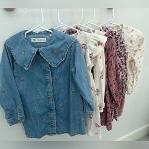 ZARA BUNDLE OF TODDLER DRESSES SIZE 3-4 TODDLER